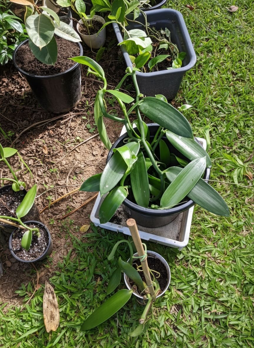 Vanilla Orchid Cuttings