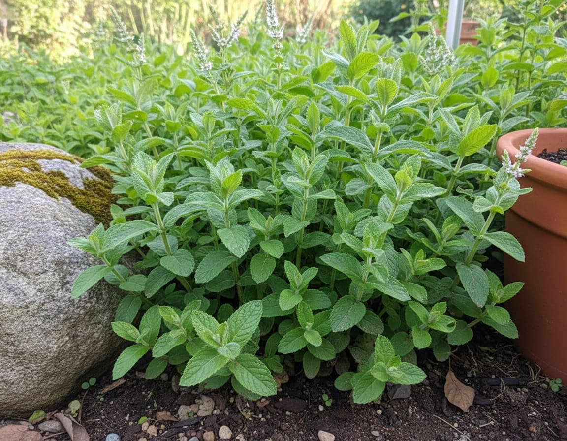 Apple mint (Mentha suaveolens)
