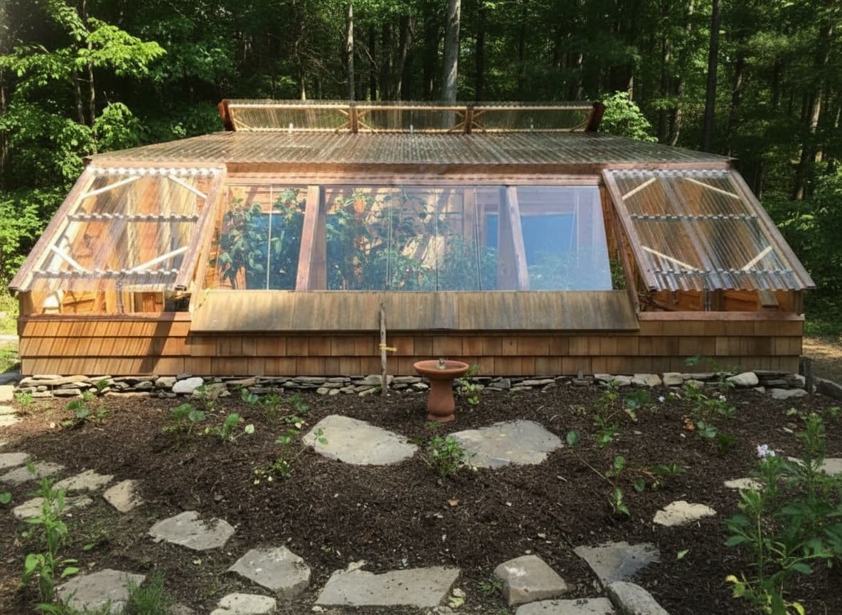 The Earth-Sheltered Greenhouse
