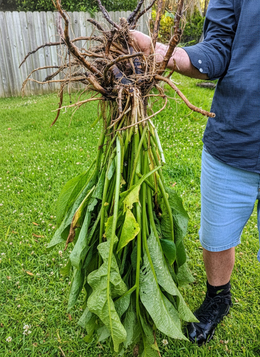 Comfrey roots