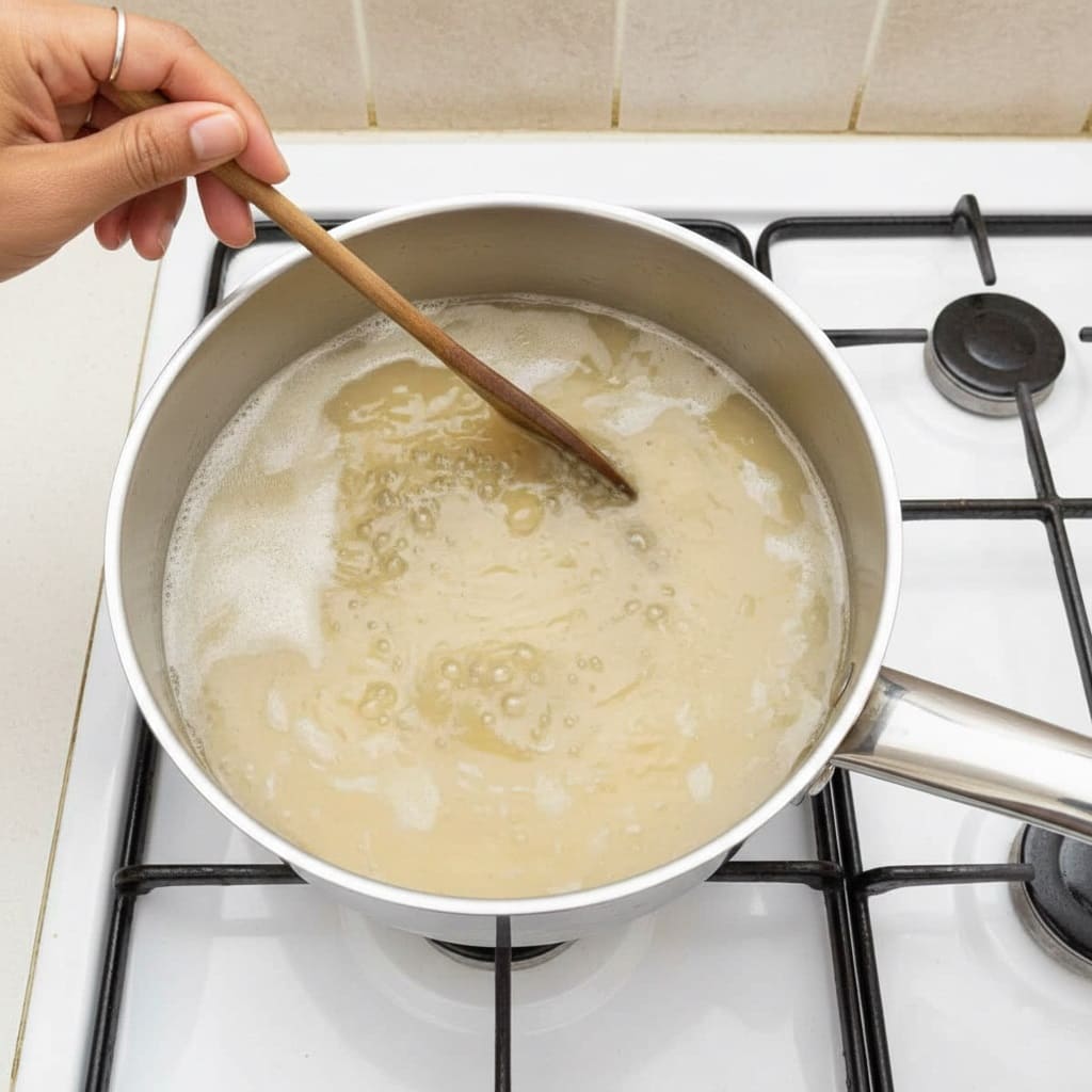 Elderflower Cordial Final simmer