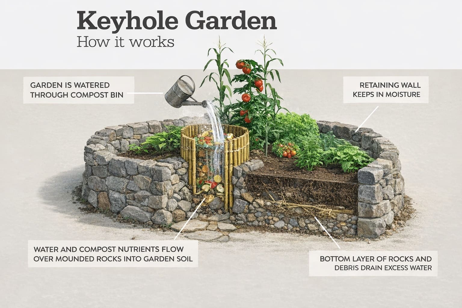 How Keyhole Garden Works
