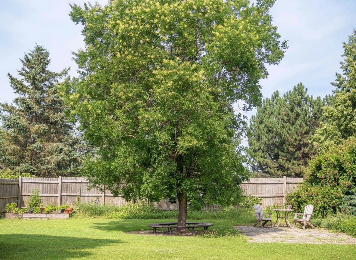 Japanese Pagoda Tree (Styphnolobium japonicum, formerly Sophora japonica)