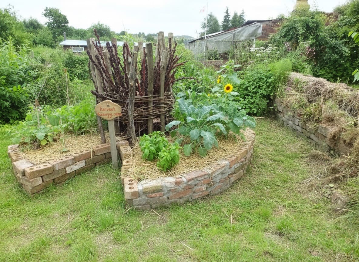 Keyhole garden