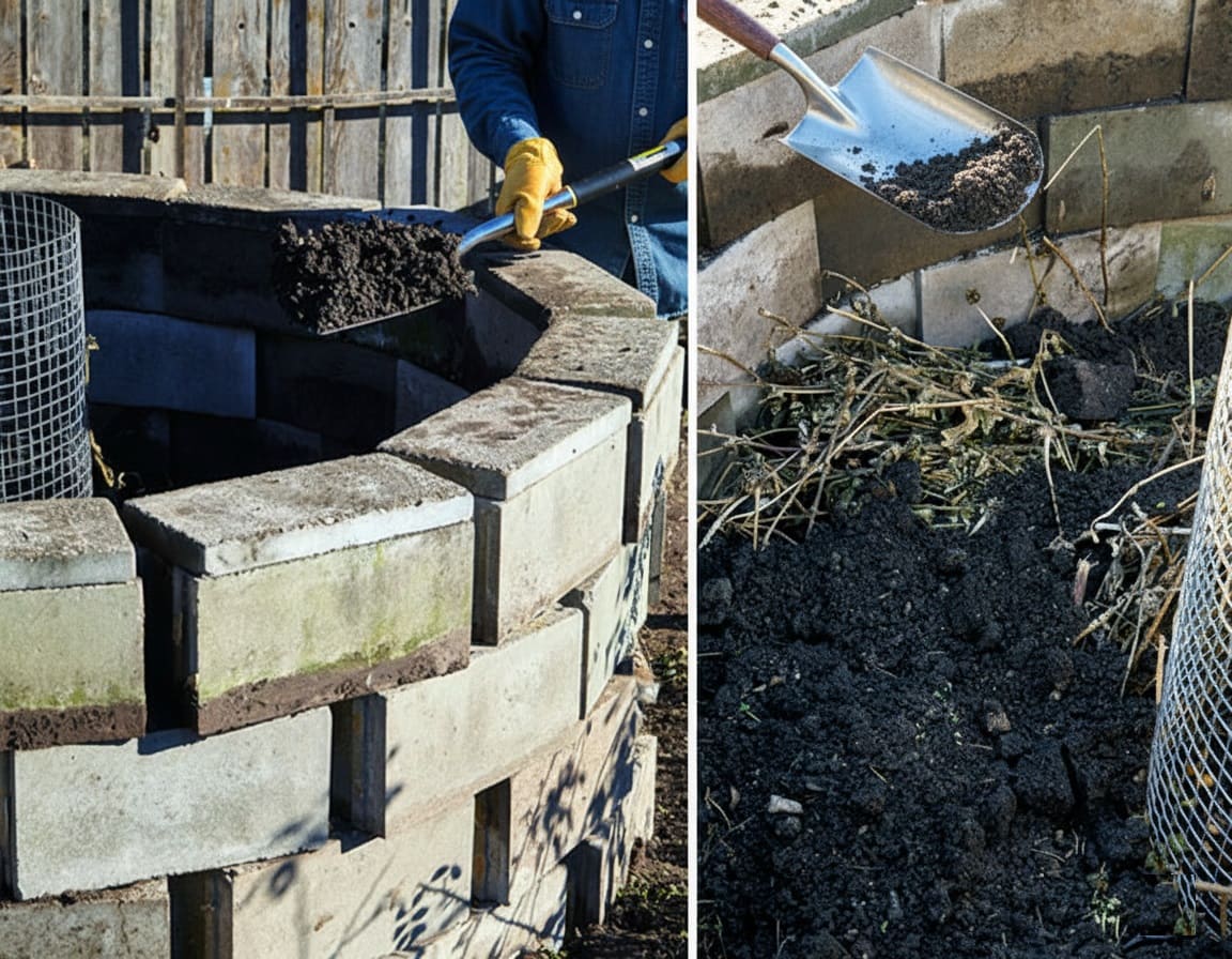 Layering for a Keyhole Garden Success