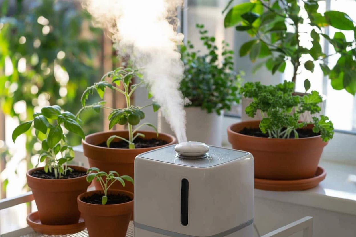 humidifier for Indoor Vegetable Gardening
