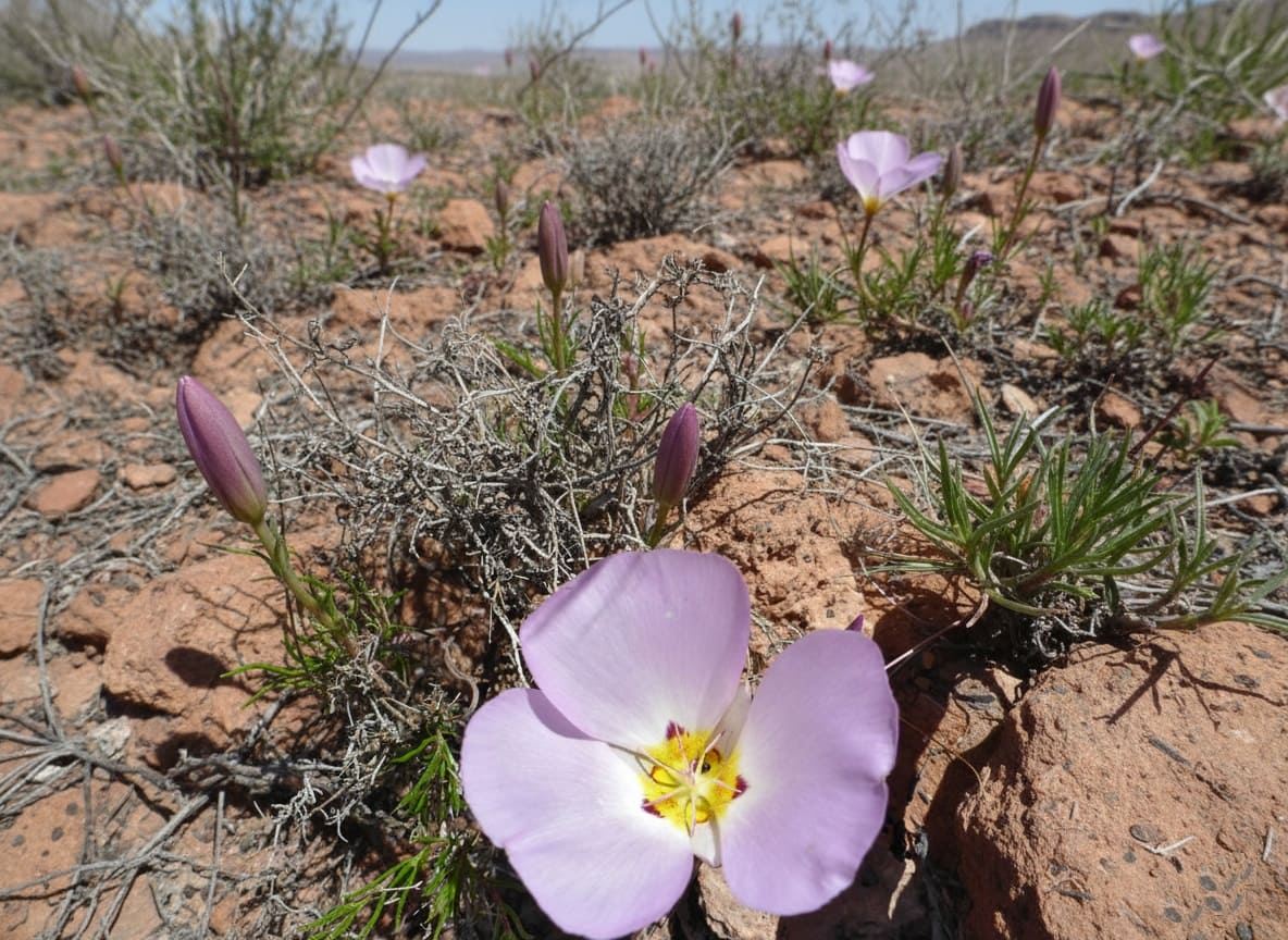 Winding Mariposa Lily (C. flexuosus)
