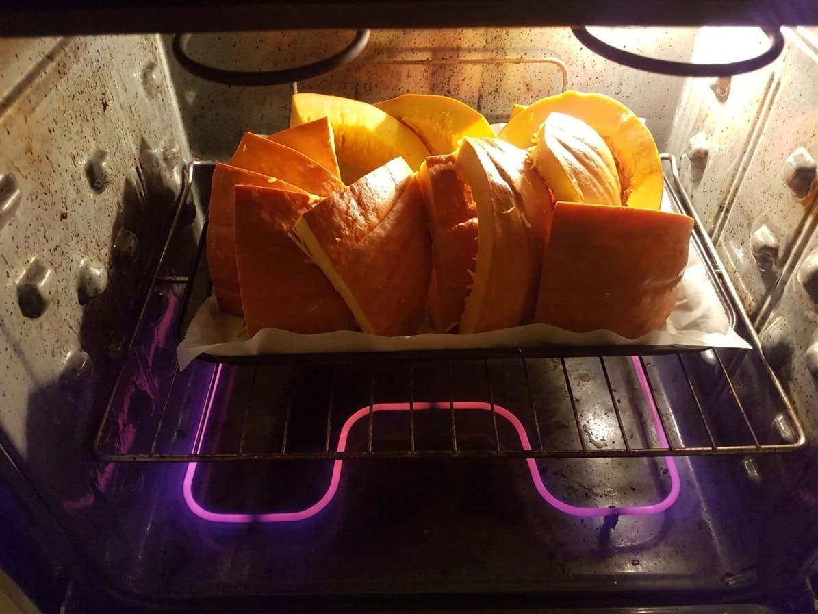 doing Bake pumpkin