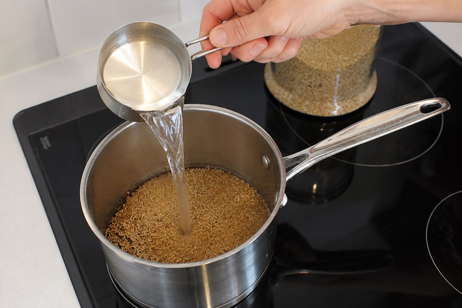 Cooking homegrown quinoa
