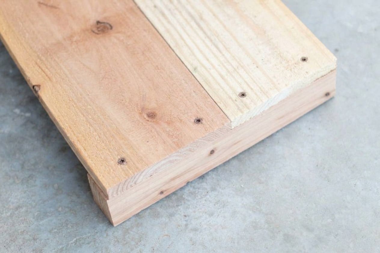 Assemble the two short sides for a Raised Garden Bed
