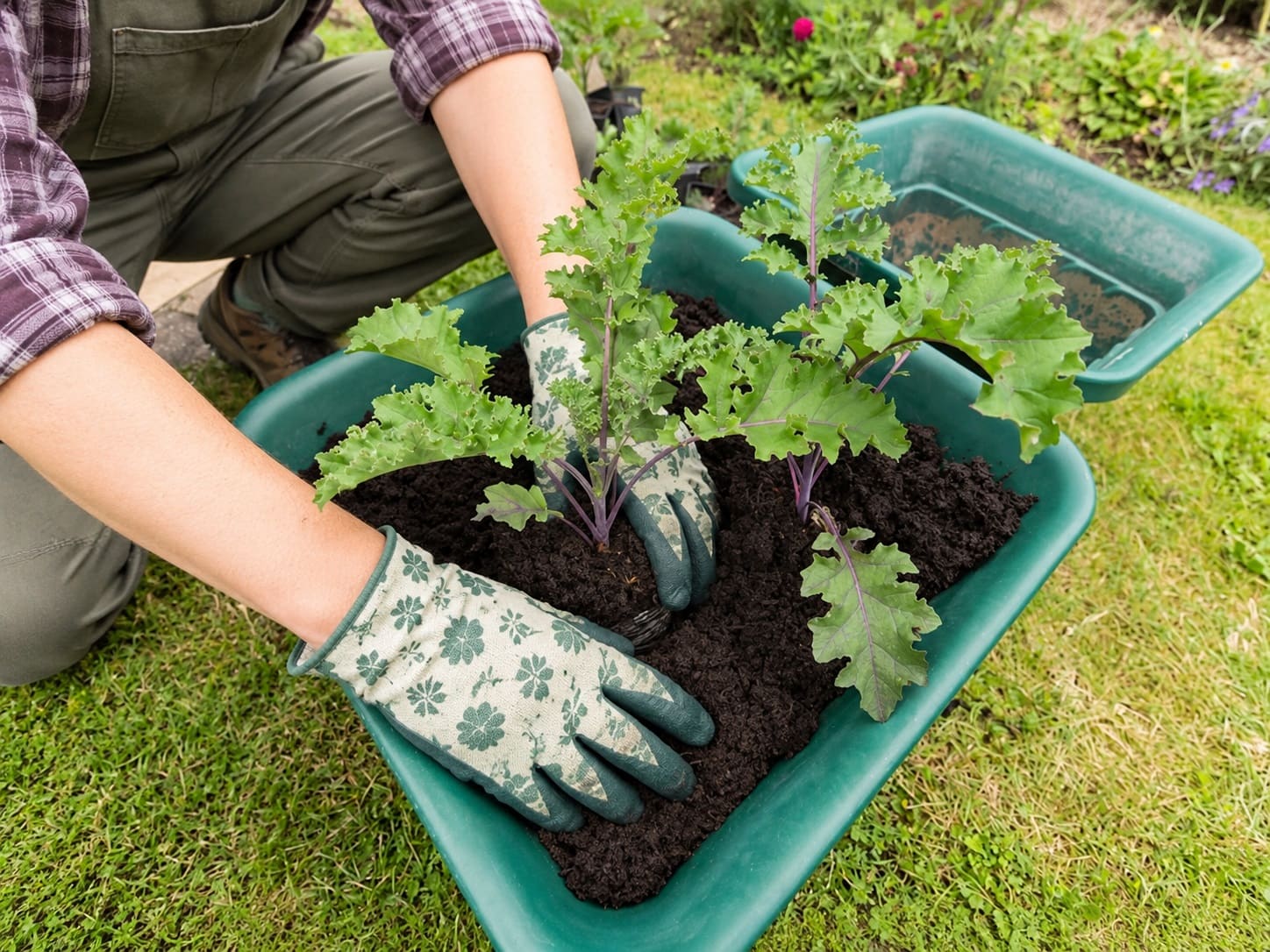 Growing Kale in pots